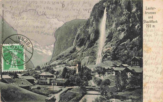 13979728 Lauterbrunnen_BE und Staubbach Wasserfall