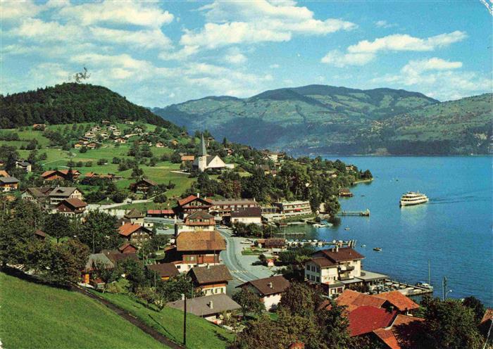 13979809 Faulensee_Bad_Thunersee_BE Panorama am Thunersee