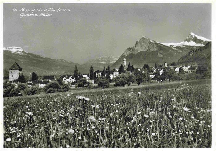 13980828 Maienfeld_Mayenfeld_GR avec Churfirsten Gonzen et Alvier