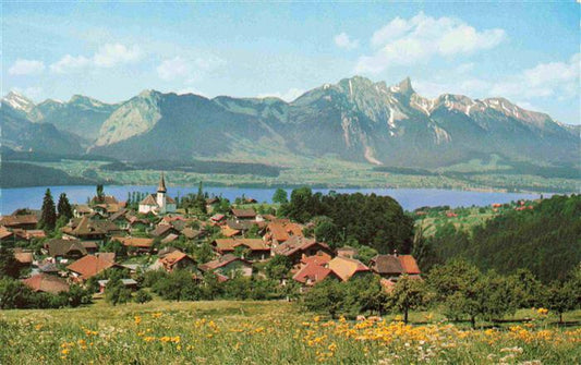 13980200 Sigriswil_BE Panorama avec chaîne Stockhorn