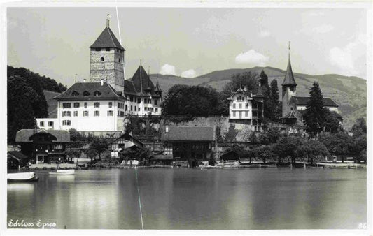 13981658 SPIEZ_Thunersee_BE Vue du château depuis le lac