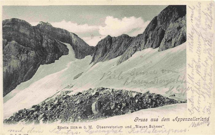 13981900 Saentis_2504m_AR Observatoire et Montagnes des Neiges Bleues Appenzeller A