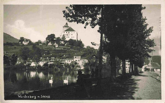 13981940 Werdenberg_SG Promenade au bord de l'eau avec vue sur le château