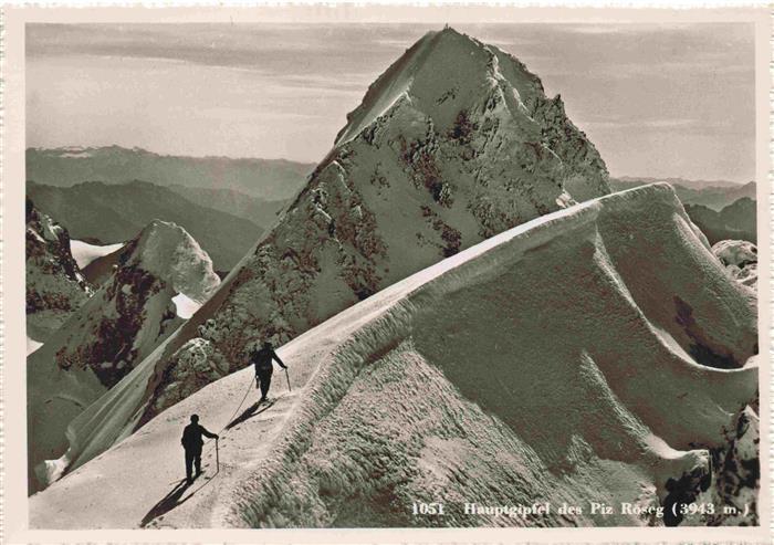 13982018 Piz_Roseg_3937m_GR Panorama des montagnes alpinistes monde des montagnes Groupe Bernina