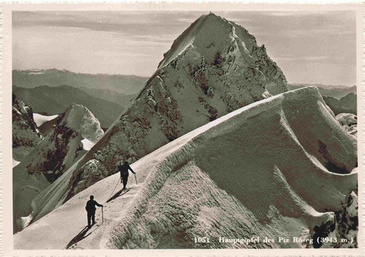 13982018 Piz_Roseg_3937m_GR Panorama des montagnes alpinistes monde des montagnes Groupe Bernina