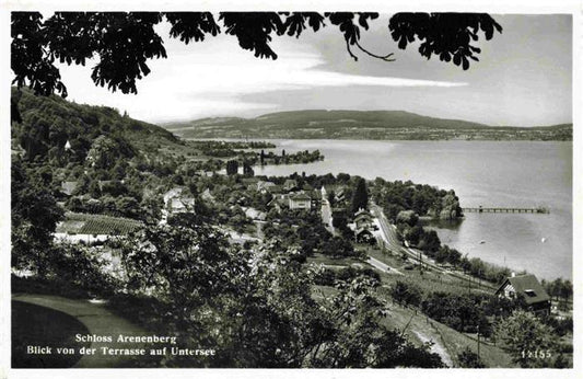 13982341 Arenenberg Vue panoramique depuis la terrasse du château jusqu'à Untersee