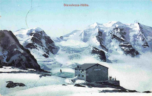 13982366 Diavolezzahuette_2973m_GR Maison de montagne avec glacier Piz Palue Alpes