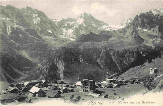 13982675 Muerren_BE Vue panoramique sur le Breithorn Alpes bernoises