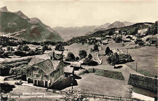 13982678 Hasliberg_Reuti_Hasliberg_BE Vue panoramique sur le lac de Brienz et Brien