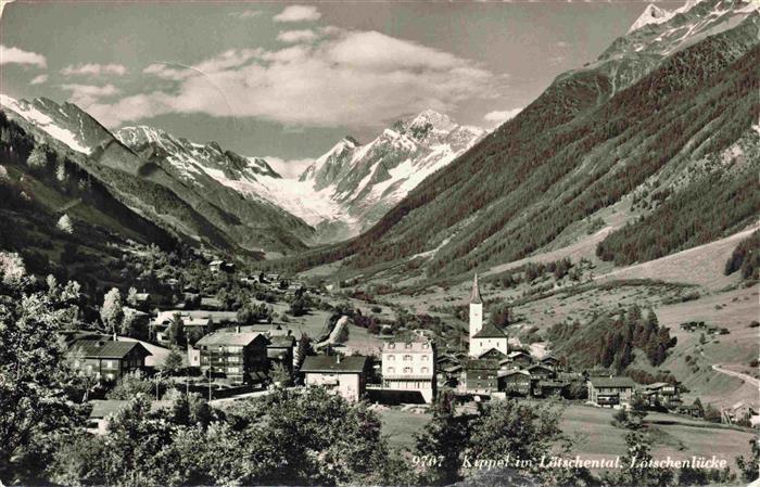 13982692 Kippel_VS Panorama Alpes du Loetschental