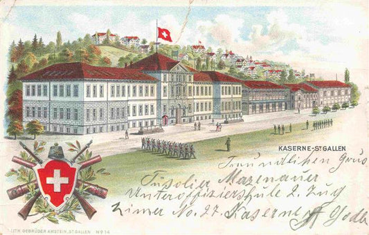 13983309 St_Gallen_SANKT_GALLEN_SG Caserne Poste Militaire