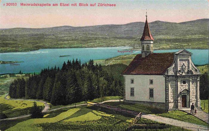 13983484 Zuerichsee_ZH Meinradskapelle sur l'Etzel