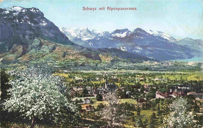 13983485 SCHWYZ_SZ avec panorama alpin