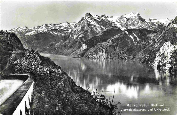 13983516 Morschach_SZ Blick auf Vierwaldstaettersee und Urirotstock