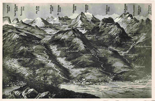 13983556 Carte panoramique Aigle_VD