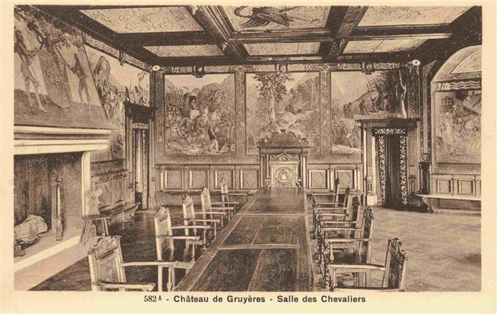 13983559 Gruyeres__Gruyere_Greyerz_FR Château de Gruyères Salle des Chevaliers