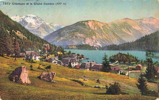 13983698 Champex_Lac_VS et le Grand Combin