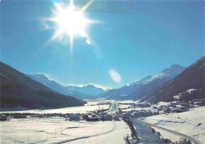 13983905 La_Punt-Chamues-ch Panorama mit Bever Samedan Cellerna St Moritz Piz la