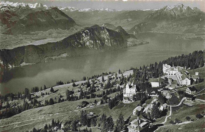 13985045 Rigi_Kaltbad_LU Pilatus und Berneralpen Fliegeraufnahme