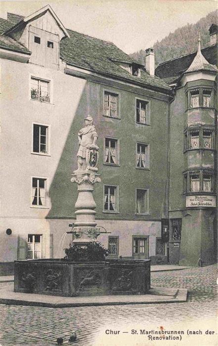 13985251 CHUR_Coire_GR St Martinsbrunnen