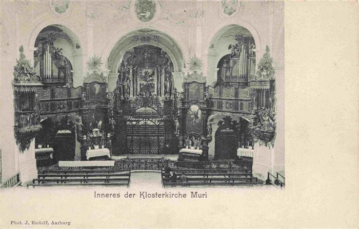 13985255 Muri__BE Inneres der Klosterkirche Muri