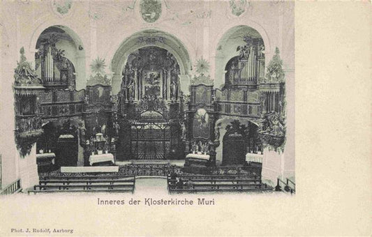 13985255 Muri__BE Inneres der Klosterkirche Muri