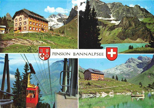 13985627 Oberrickenbach_NW Pension Bannalpsee Seilbahn Fliegeraufnahmen