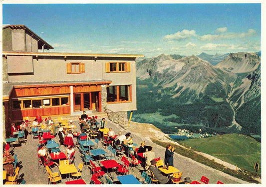 13985936 AROSA_GR Terrasse du restaurant Weisshorngipfel