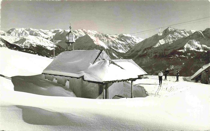 13985656 Schoenbueel_Lungern_OW Alp Breitenfeld Winterpanorama Alpen