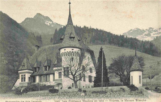 13986157 Yvorne_Aigle_VD Les Chateaux Vaudois La Maison Blanche