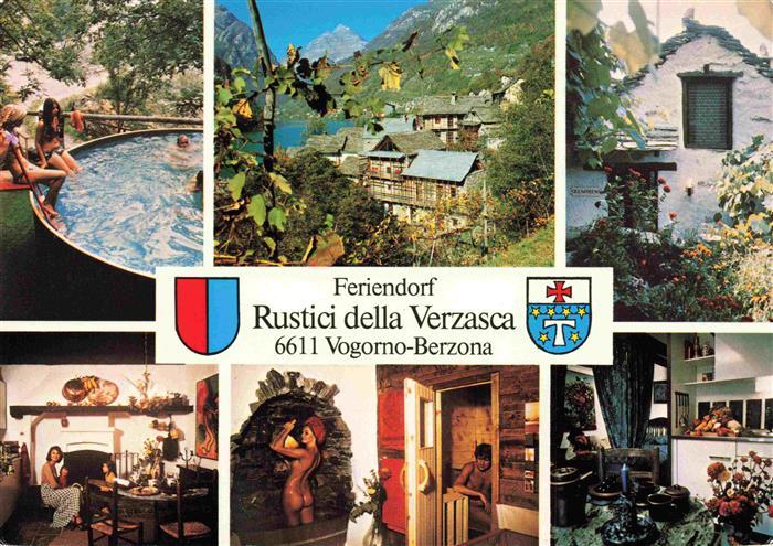 13986569 Vogorno_Locarno_TI Feriendorf Rustici della Verzasca Teilansichten