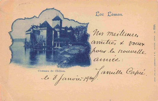 13987467 Lac_Leman_Genfersee_GE Chateau de Chillon