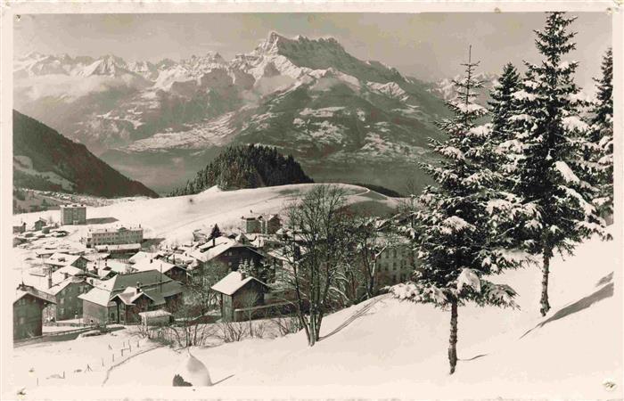 13987488 Leysin_VD et les Dents du Midi en hiver