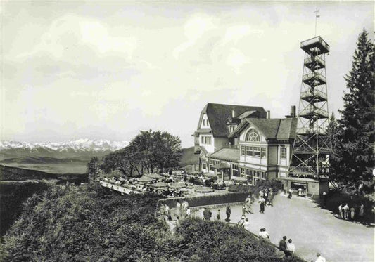 13988357 Uetliberg_uetliberg_ZH Berghaus Uto Kulm Blick nach den Berneralpen