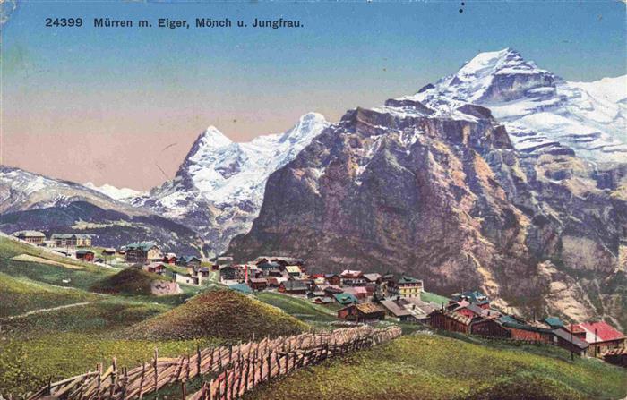 13988366 Muerren_BE mit Eiger Moench und Jungfrau