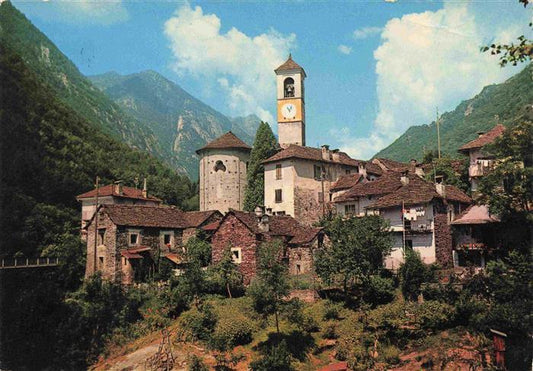 13990651 Lavertezzo_Locarno_TI Schloss Kirche Valle Verzasca