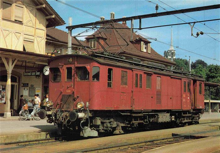 14027828 Eisenbahn Schweiz CH SBB Gepaecktriebwagen De 4/4 1668 SIG/SWS/SAAS