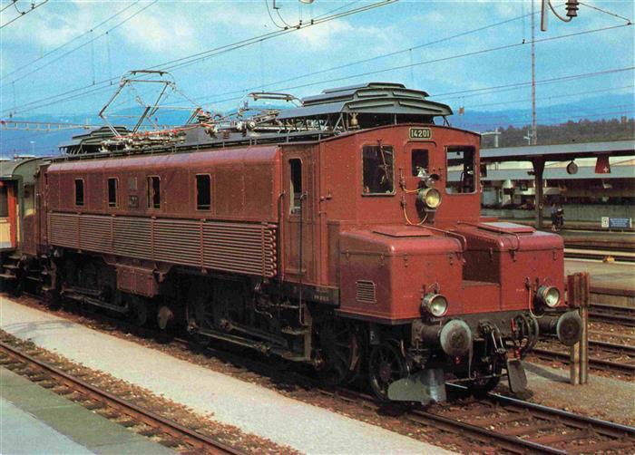 14027832 Eisenbahn Schweiz CH SBB Versuchslokomotive Ce 6/8l 14201