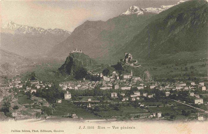 13992446 SION__Sitten_Seduno_VS Vue générale