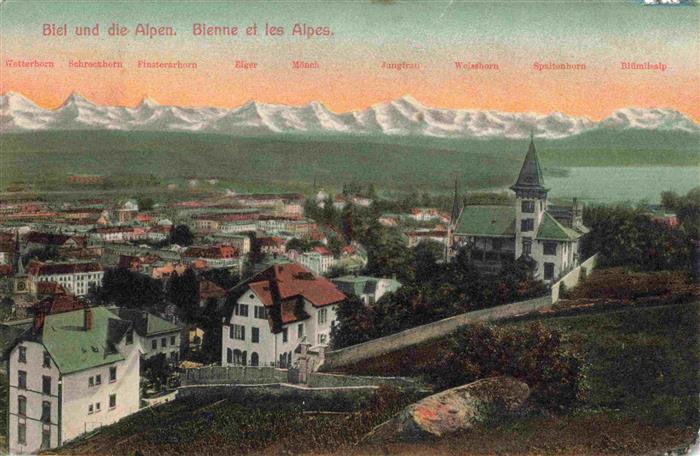 13992543 Biel_Bienne_BE Panorama avec vue sur les Alpes