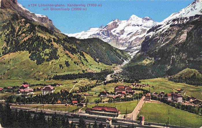 13992790 Loetschbergbahn_BE Kandersteg avec Blueemlisalp