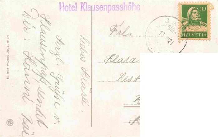 13992800 Klausenstrasse_UR Hôtel Klausen Passhoehe