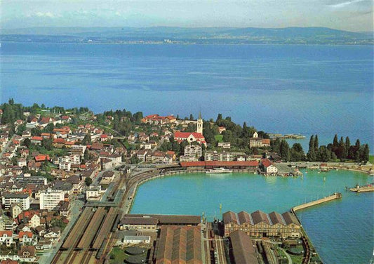 13993352 ROMANSHORN_TG Vue sur le lac de Constance jusqu'à Immenstaad