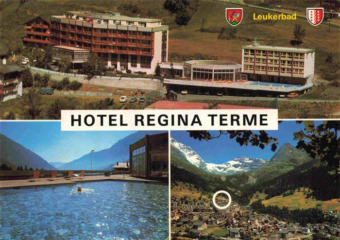 13993382 Leukerbad_Loueche-les-Bains_VS Hôtel Regina Terme photographie aérienne Schwi