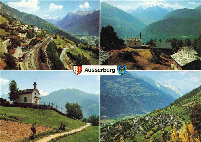 13993385 Ausserberg_Raron_VS Station BLS Wanderweg Ranft Ausserberg