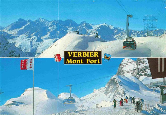 13993392 Verbier_VS Panorama téléphérique du Mont Fort