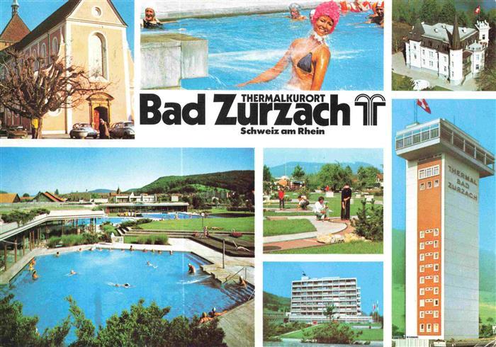 13993422 Bad_Zurzach_AG Église Thermes Château Minigolf Freiba