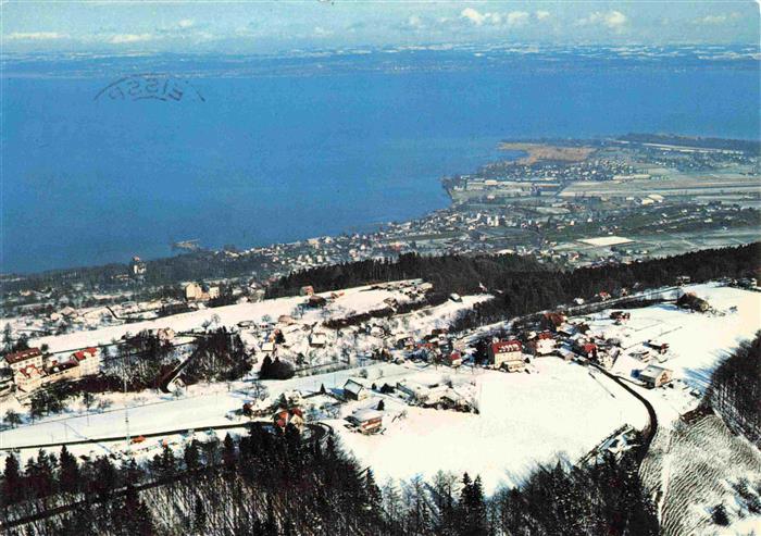 13993436 Wienacht-Tobel_Wienachten_AR Photo aérienne avec le lac de Constance et Altenrhei