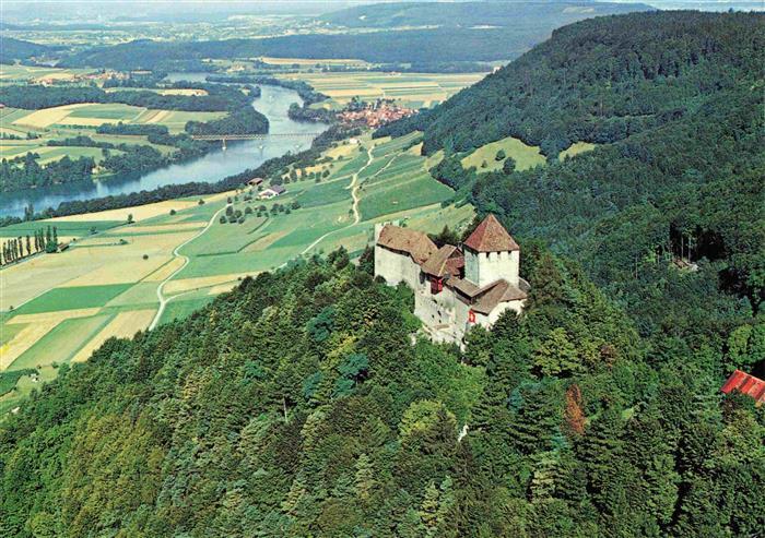 13993471 Stein_Rhein_Stein_am_Rhein_SH Photo aérienne du château de Hohenklingen