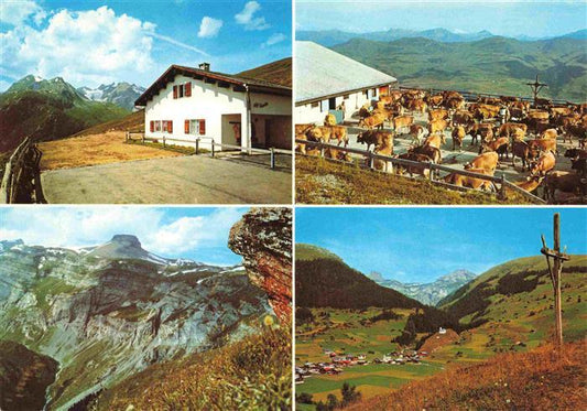 13993487 Brigels_GR avec vues partielles panoramiques de l'Alp Quader et du Muot da Rubi